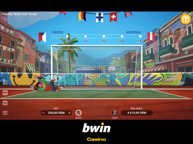 Características de la máquina tragaperras Penalty Shoot-Out Street Características de la máquina tragaperras Penalty Shoot-Out Street